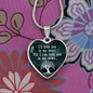 I'Ll Hold You In My Heart Necklace Stainless Steel or 18k Gold Heart 18-22"-Express Your Love Gifts