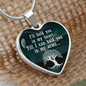 I'Ll Hold You In My Heart Necklace Stainless Steel or 18k Gold Heart 18-22"-Express Your Love Gifts