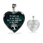 I'Ll Hold You In My Heart Necklace Stainless Steel or 18k Gold Heart 18-22"-Express Your Love Gifts