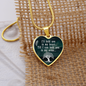 I'Ll Hold You In My Heart Necklace Stainless Steel or 18k Gold Heart 18-22"-Express Your Love Gifts