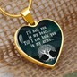I'Ll Hold You In My Heart Necklace Stainless Steel or 18k Gold Heart 18-22"-Express Your Love Gifts