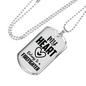 I Love A Firefighter Gift Stainless Steel or 18k Gold Dog Tag 24" Chain-Express Your Love Gifts