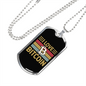 I Love Bitcoin Crypto Necklace Stainless Steel or 18k Gold Dog Tag 24" Chain-Express Your Love Gifts