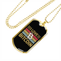I Love Bitcoin Crypto Necklace Stainless Steel or 18k Gold Dog Tag 24" Chain-Express Your Love Gifts