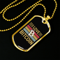 I Love Bitcoin Crypto Necklace Stainless Steel or 18k Gold Dog Tag 24" Chain-Express Your Love Gifts