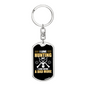 I Love Hunter'S Keychain Gift Stainless Steel or 18k Gold Dog Tag Keyring-Express Your Love Gifts