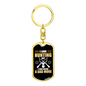 I Love Hunter'S Keychain Gift Stainless Steel or 18k Gold Dog Tag Keyring-Express Your Love Gifts