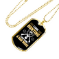 I Love Hunting Necklace Stainless Steel or 18k Gold Dog Tag 24" Chain-Express Your Love Gifts