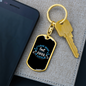 I Love Jesus But Keychain Stainless Steel or 18k Gold Dog Tag Keyring-Express Your Love Gifts