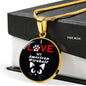 I Love My American Wirehair Necklace Circle Pendant Stainless Steel or 18k Gold 18-22"-Express Your Love Gifts