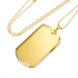 I Love My Black And White Cat Necklace Stainless Steel or 18k Gold Dog Tag 24" Chain-Express Your Love Gifts