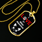 I Love My Blue Russian Cat Necklace Stainless Steel or 18k Gold Dog Tag 24" Chain-Express Your Love Gifts
