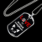 I Love My British Longhair Cat Necklace Stainless Steel or 18k Gold Dog Tag 24" Chain-Express Your Love Gifts