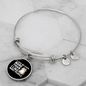 I Love My Cats Bracelet Stainless Steel or 18k Gold Circle Bangle-Express Your Love Gifts