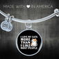 I Love My Cats Bracelet Stainless Steel or 18k Gold Circle Bangle-Express Your Love Gifts