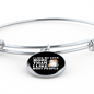 I Love My Cats Bracelet Stainless Steel or 18k Gold Circle Bangle-Express Your Love Gifts