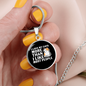 I Love My Cats Circle Necklace Stainless Steel or 18k Gold 18-22"-Express Your Love Gifts