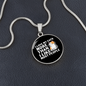 I Love My Cats Circle Necklace Stainless Steel or 18k Gold 18-22"-Express Your Love Gifts