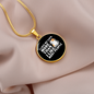 I Love My Cats Circle Necklace Stainless Steel or 18k Gold 18-22"-Express Your Love Gifts