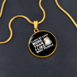 I Love My Cats Circle Necklace Stainless Steel or 18k Gold 18-22"-Express Your Love Gifts