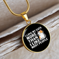 I Love My Cats Circle Necklace Stainless Steel or 18k Gold 18-22"-Express Your Love Gifts