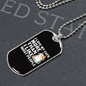 I Love My Cats Necklace Stainless Steel or 18k Gold Dog Tag 24" Chain-Express Your Love Gifts