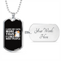 I Love My Cats Necklace Stainless Steel or 18k Gold Dog Tag 24" Chain-Express Your Love Gifts