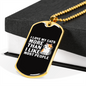 I Love My Cats Necklace Stainless Steel or 18k Gold Dog Tag 24" Chain-Express Your Love Gifts