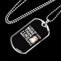 I Love My Cats Necklace Stainless Steel or 18k Gold Dog Tag 24" Chain-Express Your Love Gifts
