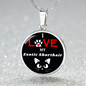 I Love My Exotic Shorthair Necklace Circle Pendant Stainless Steel or 18k Gold 18-22"-Express Your Love Gifts