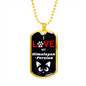 I Love My Himalayan-Persian Cat Necklace Stainless Steel or 18k Gold Dog Tag 24" Chain-Express Your Love Gifts