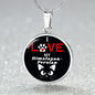 I Love My Himalayan-Persian Necklace Circle Pendant Stainless Steel or 18k Gold 18-22"-Express Your Love Gifts