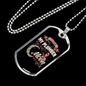 I Love My Plumber Necklace Stainless Steel or 18k Gold Dog Tag 24" Chain-Express Your Love Gifts