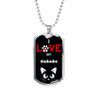 I Love My Sokoke Cat Necklace Stainless Steel or 18k Gold Dog Tag 24" Chain-Express Your Love Gifts