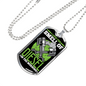 I Love The Smell Of Diesel Dog Tag Stainless Steel or 18k Gold 24" Chain-Express Your Love Gifts