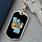 I'm A Carpenter Swivel Keychain Woodworker Dog Tag Stainless Steel or 18k Gold-Express Your Love Gifts