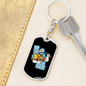 I'm A Carpenter Swivel Keychain Woodworker Dog Tag Stainless Steel or 18k Gold-Express Your Love Gifts