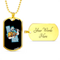 I'm A Carpenter Woodworker Dog Tag Stainless Steel or 18k Gold W 24"-Express Your Love Gifts