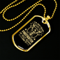 I'm A Crazy Firefighter Gift Stainless Steel or 18k Gold Dog Tag 24" Chain-Express Your Love Gifts