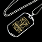 I'm A Crazy Firefighter Gift Stainless Steel or 18k Gold Dog Tag 24" Chain-Express Your Love Gifts