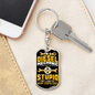 I'm A Diesel Mechanic Swivel Keychain Dog Tag Stainless Steel or 18k Gold-Express Your Love Gifts