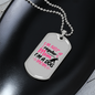 I'm a Dog Mom Necklace Stainless Steel or 18k Gold Dog Tag 24" Chain-Express Your Love Gifts
