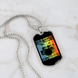 I'm a Drummer Necklace Stainless Steel or 18k Gold Dog Tag 24" Chain-Express Your Love Gifts