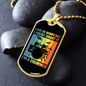 I'm a Drummer Necklace Stainless Steel or 18k Gold Dog Tag 24" Chain-Express Your Love Gifts