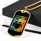 I'm a Drummer Necklace Stainless Steel or 18k Gold Dog Tag 24" Chain-Express Your Love Gifts