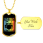 I'm a Drummer Necklace Stainless Steel or 18k Gold Dog Tag 24" Chain-Express Your Love Gifts