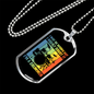 I'm a Drummer Necklace Stainless Steel or 18k Gold Dog Tag 24" Chain-Express Your Love Gifts