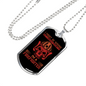 I'm A Firefighter Gift Stainless Steel or 18k Gold Dog Tag 24" Chain-Express Your Love Gifts