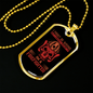 I'm A Firefighter Gift Stainless Steel or 18k Gold Dog Tag 24" Chain-Express Your Love Gifts