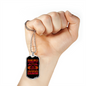 I'm A Firefighter'S Daughter Necklace Stainless Steel or 18k Gold Dog Tag 24" Chain-Express Your Love Gifts